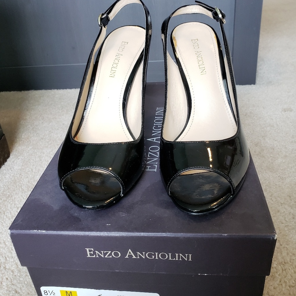 Enzo Angiolini black high heels sz 8.5